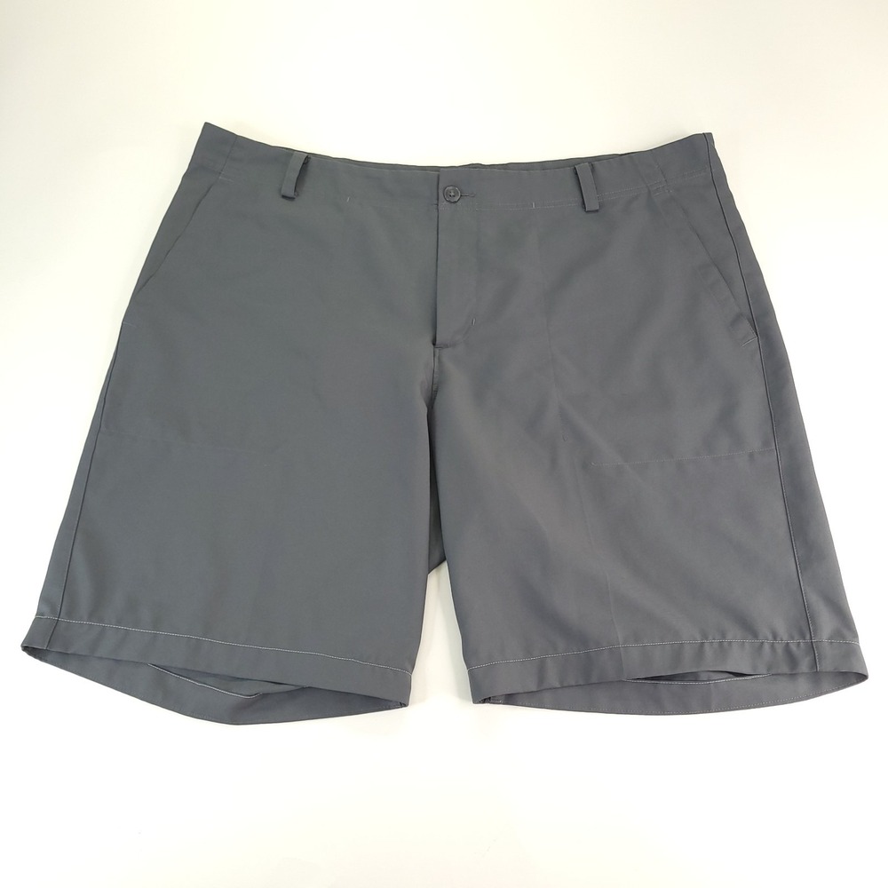 Nike Golf Shorts Mens 38 Meas 40 x 9 Dark  Grey Dri‎ Fit Chino Standard Fit